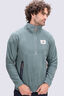 Macpac Men's Originals Fleece Pullover, Balsam/Black, hi-res