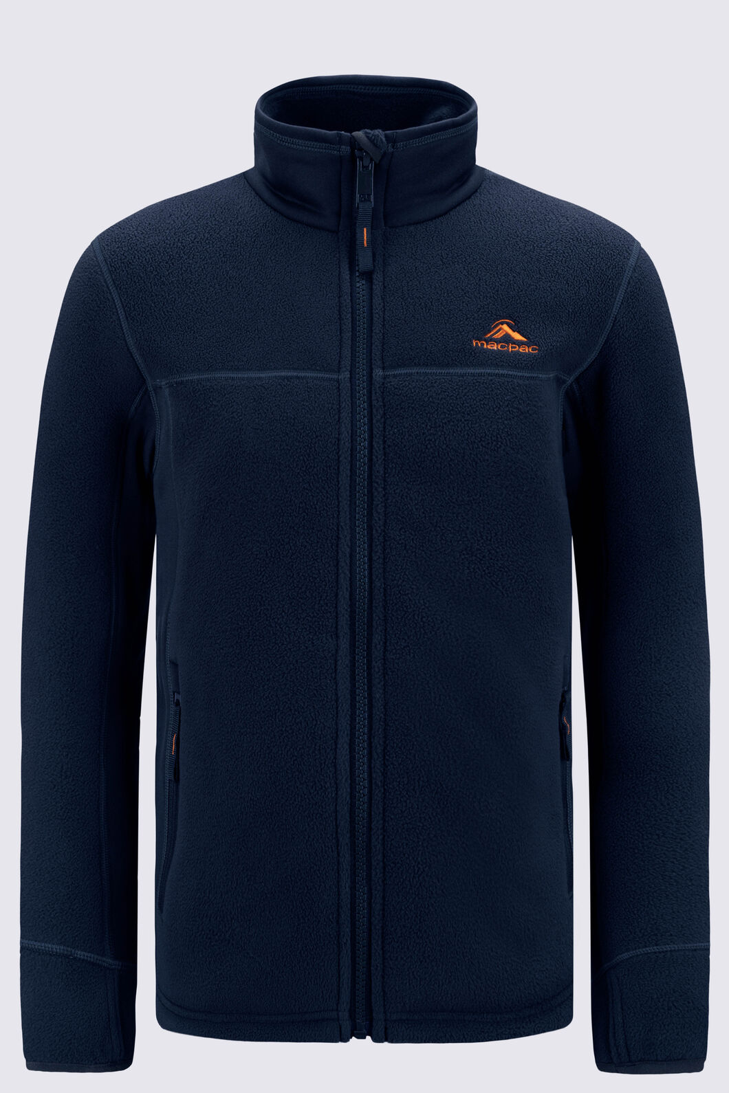 Macpac Kids' Mini Mountain Fleece Jacket, Navy Iris, hi-res