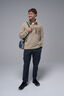 Macpac Men's Kindling Fleece Pullover, Sand, hi-res