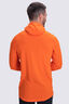 Macpac Men's Prothermal Hooded Fleece Top, Red Orange, hi-res