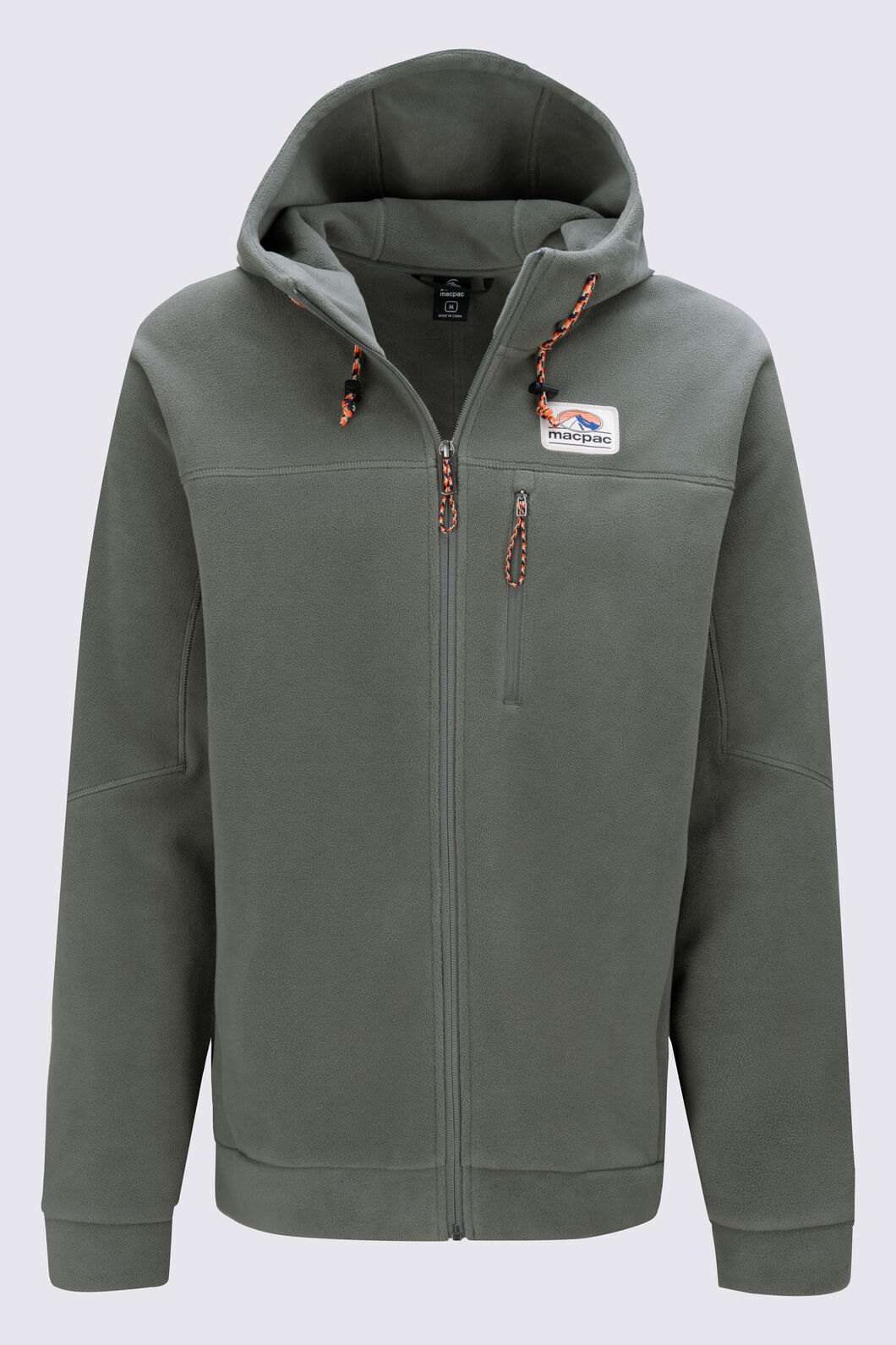 Macpac Men's Heritage Windproof Fleece Jacket, Agave, hi-res
