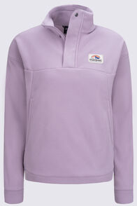 Macpac Women's Heritage Fleece Pullover, Seafog, hi-res