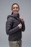 Macpac Women's Uber Light Hooded Down Jacket ♺, Rabbit, hi-res