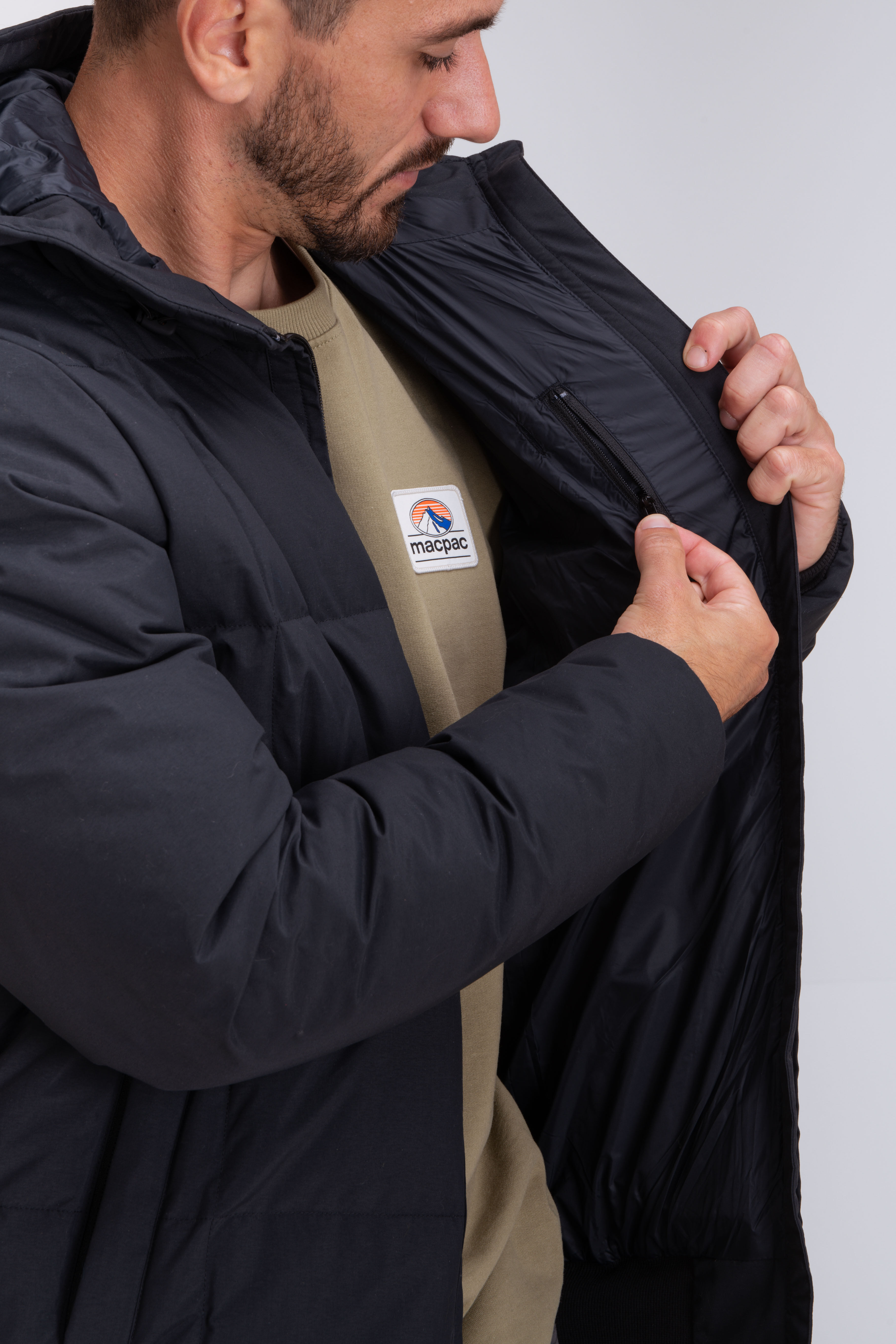 Domain Hooded Down Bomber Jacket | Macpac