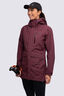 Macpac Women's Copland Raincoat, Winetasting, hi-res