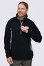 Macpac Men&rsquo;s Heritage Fleece Pullover, Black/North Atlantic, hi-res
