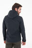 Macpac Men's Sabre Hooded Softshell Jacket, Black Iris/Citronelle, hi-res