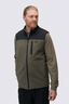 Macpac Men's Havelock Windproof Fleece Vest, Grapeleaf/Black, hi-res