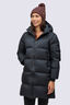 Macpac Women's Orb Hooded Down Coat, Black, hi-res