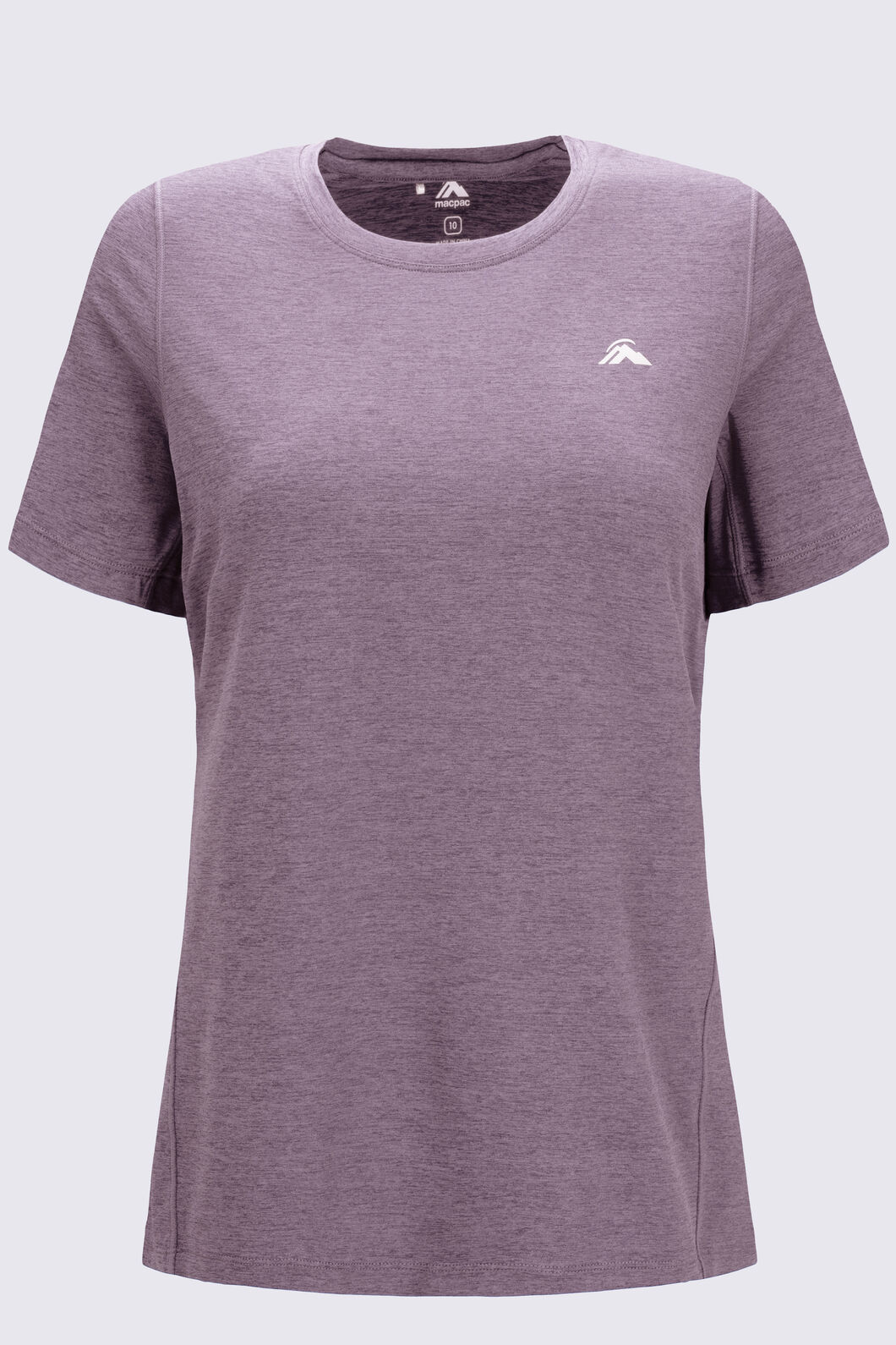 Macpac Women's brrr&deg; T-Shirt, Moonscape Marle, hi-res