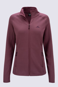 Macpac Women's Ion Fleece Jacket, Crushed Berry, hi-res