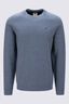 Macpac Men&rsquo;s 280 Merino Long Sleeve Crew, Stormy Weather Marle, hi-res