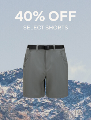40% OFF SELECT SHORTS
