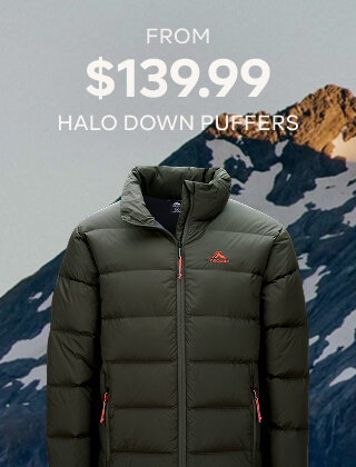 $139.99 HALO DOWN JACKETS