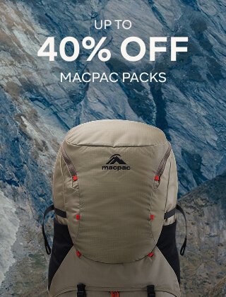 UP TO 40% OFF MACPAC PACKS
