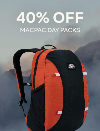 40% OFF MACPAC DAY PACKS