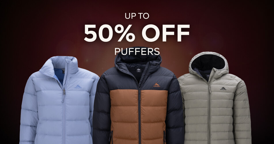 UP TO 50% OFF PUFFERS