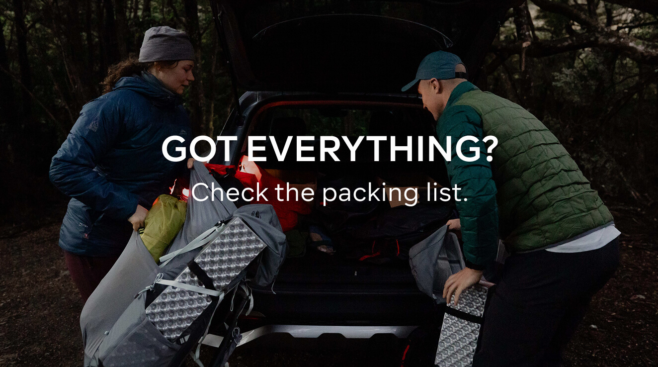 GOT EVERYTHING? PACKING LIST