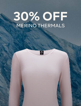 30% OFF MERINO THERMALS