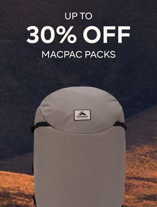 UP TO 30% OFF MACPAC PACKS