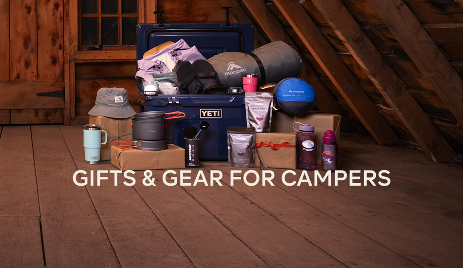 GIFTS AND GEAR FOR CAMPERS