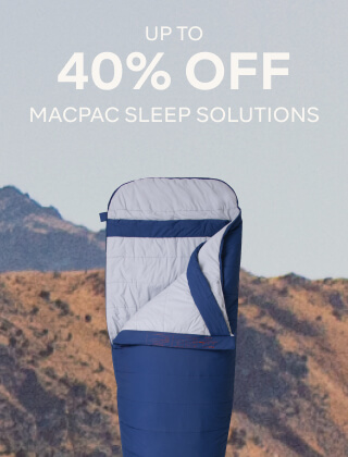UP TO 40% OFF MACPAC SLEEP SOLUTIONS