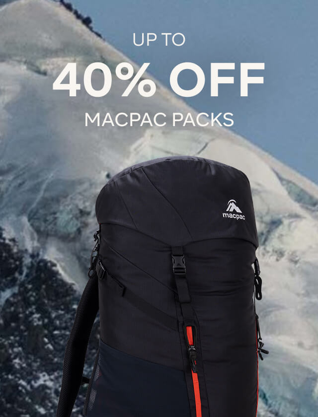 UP TO 40% OFF MACPAC PACKS