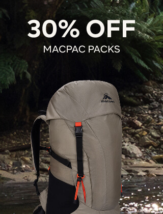 30% OFF MACPAC PACKS
