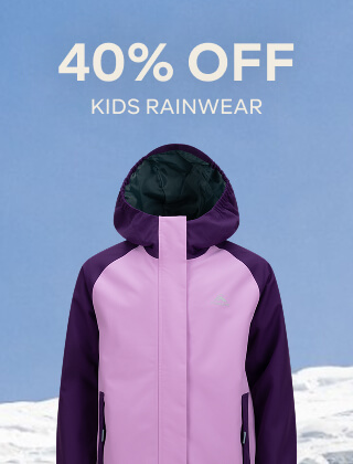 40% OFF KIDS RAINWEAR