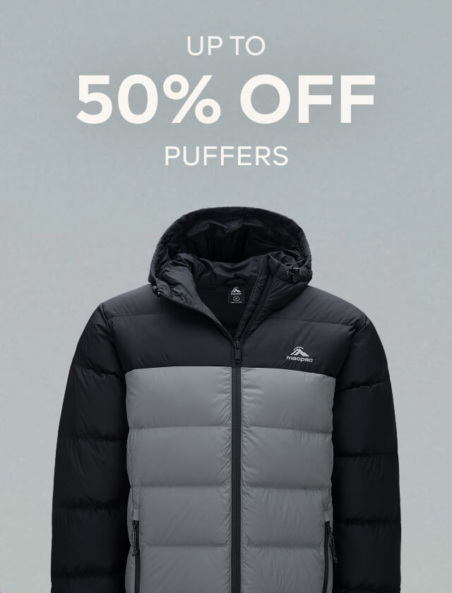 UP TO 50% OFF PUFFER JACKETS