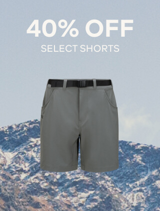 40% OFF SELECT SHORTS