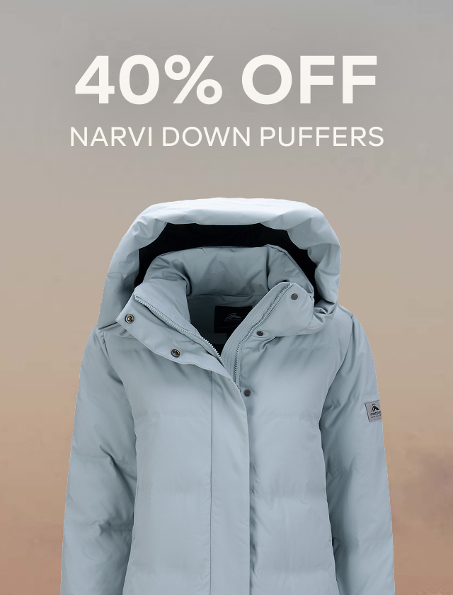 40% OFF NARVI DOWN PUFFERS
