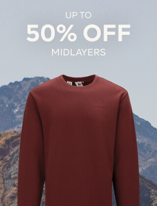 UP TO 50% OFF MIDLAYERS