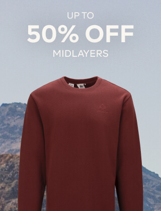 UP TO 50% OFF MIDLAYERS