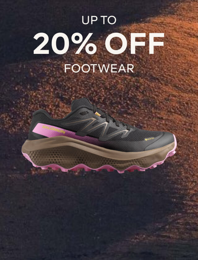 UP TO 20% OFF FOOTWEAR