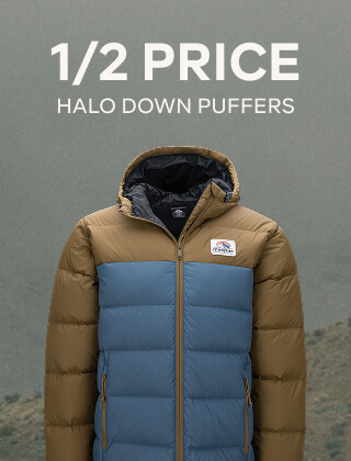 1/2 PRICE HALO DOWN JACKETS