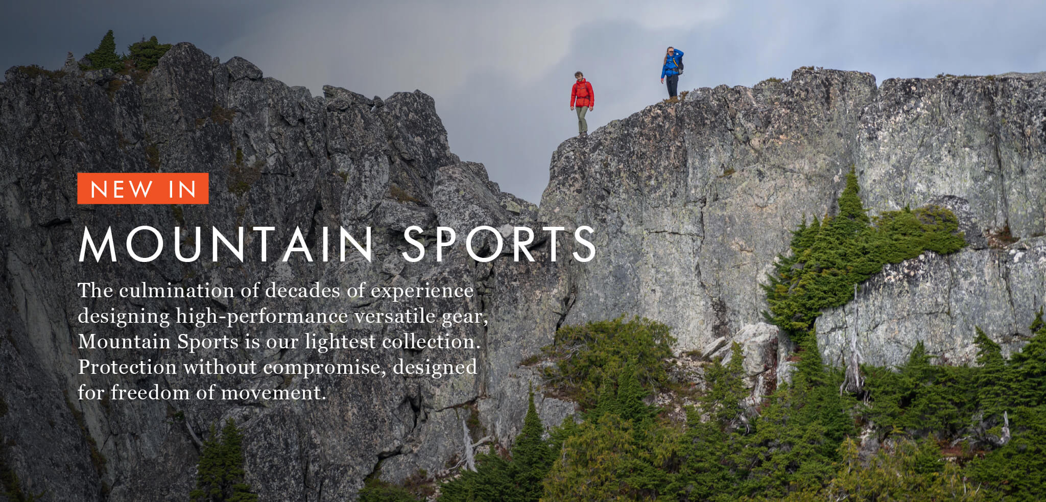 New In - Mountain Sports - Protection without compromise, designed for freedom of movement.