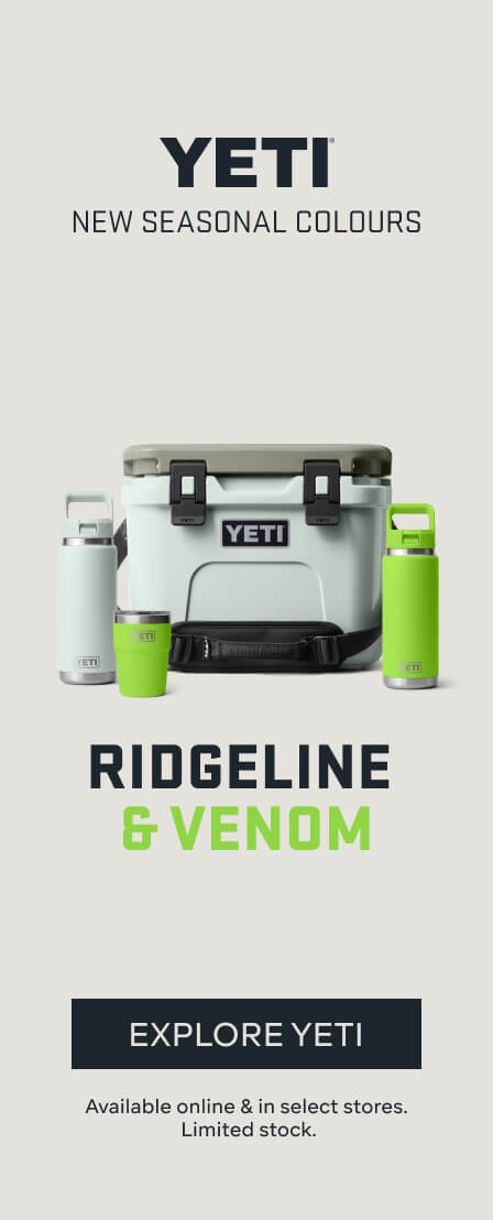 YETI NEW SEASON COLOUR, RIDGELINE & ALPENGLOW - SHOP NOW