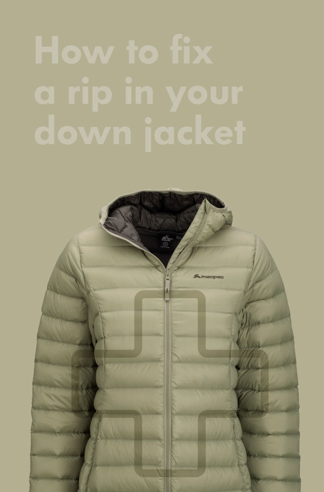 How to repair your down jacket