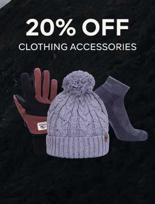 20% OFF CLOTHING ACCESSORIES