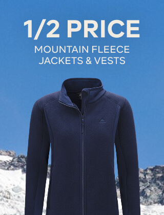 1/2 MOUNTAIN FLEECE JACKETS & VESTS
