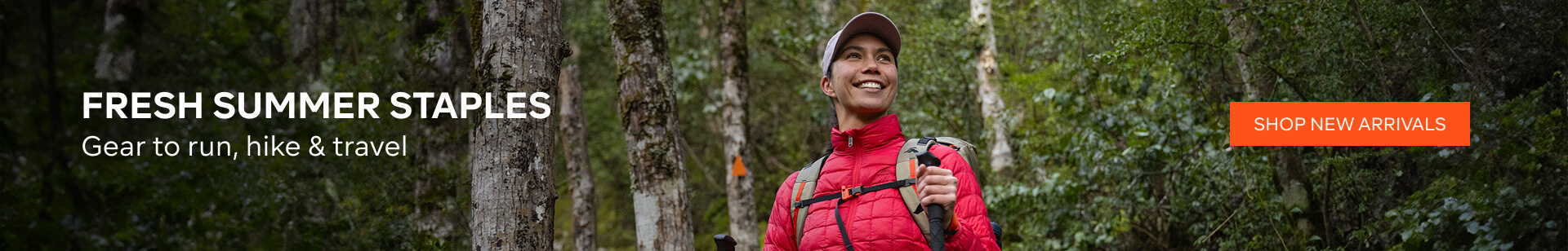 FRESH SUMMER STAPLES GEAR TO RUN HIKE & TRAVEL SHOP NEW ARRIVALS