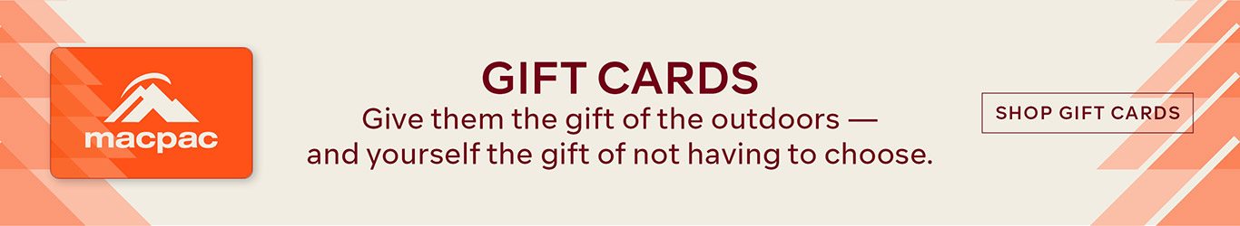GIFT CARDS - Give them the gift of the outdoors - and yourself the gift of not having to choose