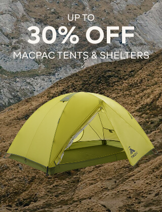 UP TO 30% OFF MACPAC TENTS & SHELTERS