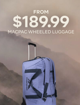 FROM 189.99 MACPAC WHEELED LUGGAGE
