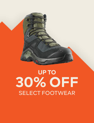 UP TO 30% OFF SELECT FOOTWEAR