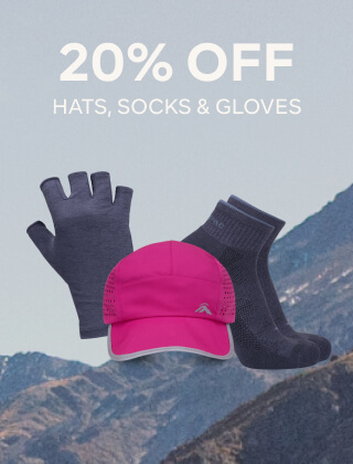 20% OFF HATS,SOCKS & GLOVES