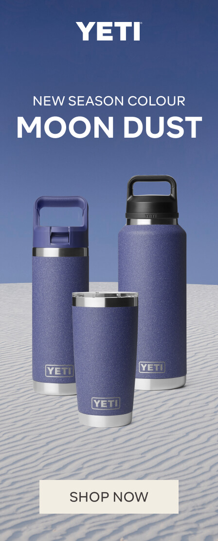 YETI NEW SEASON COLOUR, MOON DUST - SHOP NOW