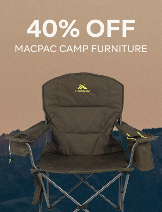 40% OFF MACPAC CAMP FURNITURE