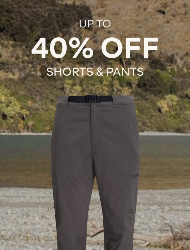 UP TO 40% OFF SHORTS & PANTS